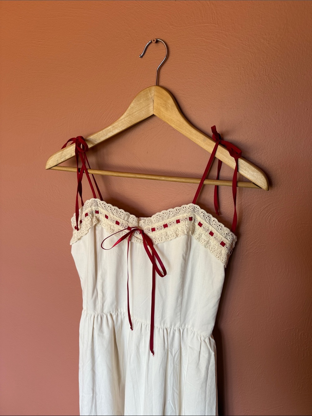 Christy Dawn Emma Dress In Strawberry Cream - Picture 4 of 6